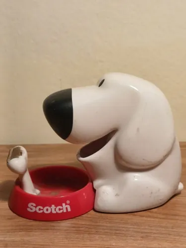 Porta fita adesiva - scotch cachorro antigo
