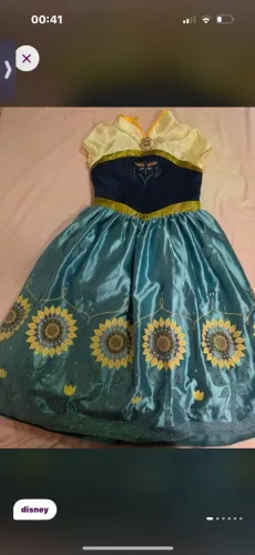 Fantasia Anna Disney infantil 7/8