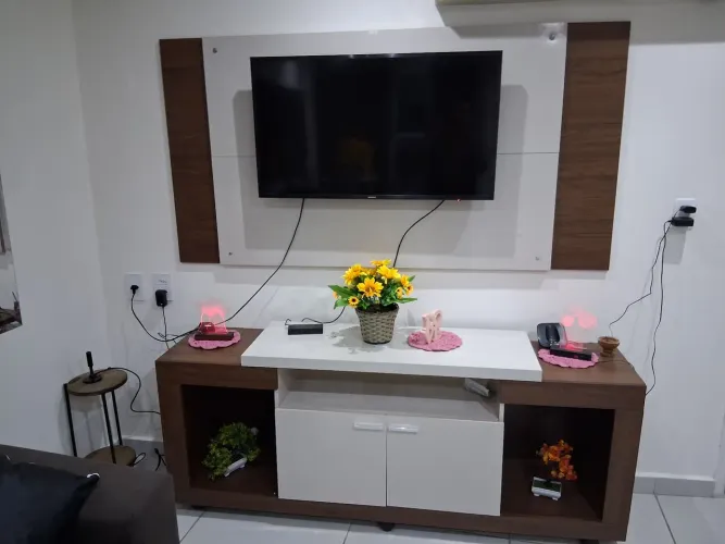 Rack sala mais painel TV de 55 polegadas
