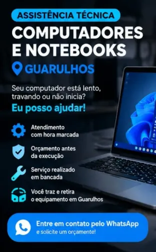 Assistência Técnica PC e Notebook | Formatação e Reparos