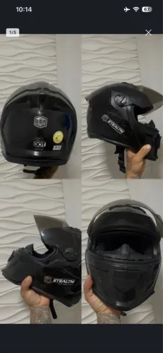 Capacete Novo Preto 58