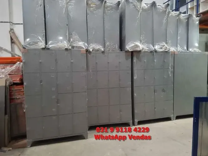 Roupeiro de Aço 12 Portas Escaninho para Funcionários Vestiário Novo Frete Gratis para BH