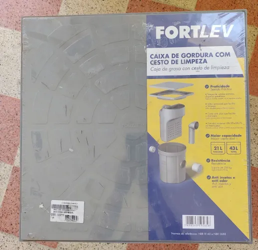 Caixa de gordura com cesto Fortlev