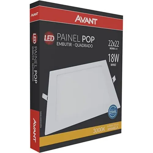 2 plafons de embutir 20x20 luz branca