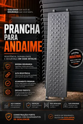 Plataforma Prancha Piso Metalico Para Andaime