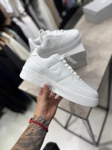 Tênis Nike Air Force 1 Branco Unissex Premium 