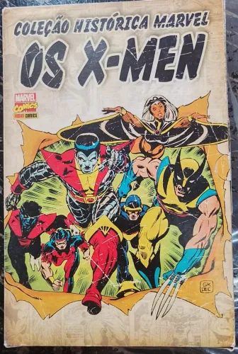 Hq Coleção Histórica Marvel Os X-men Volumes 1 Ao 4 + Box Panini (usado)
