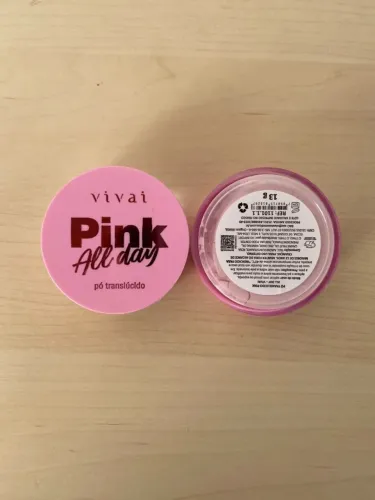 Pó translúcido rosa