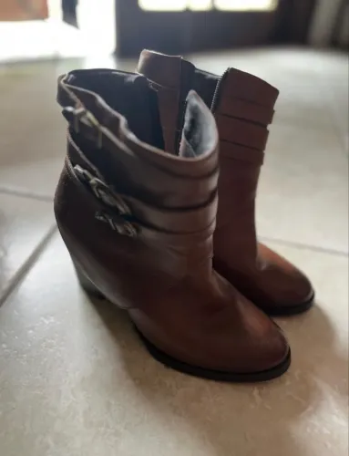 bota de couro feminina shoestock 36
