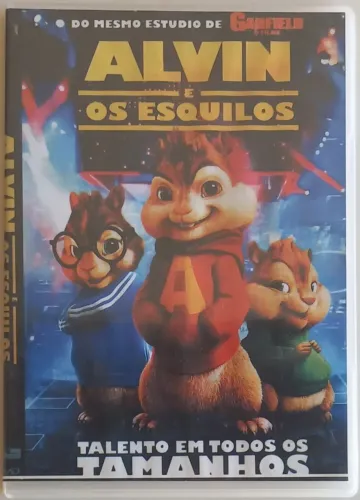 DVD Alvin e Os Esquilos e Alvin e Os Esquilos 2