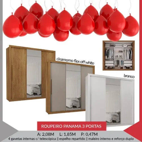 Guarda roupa Panama 