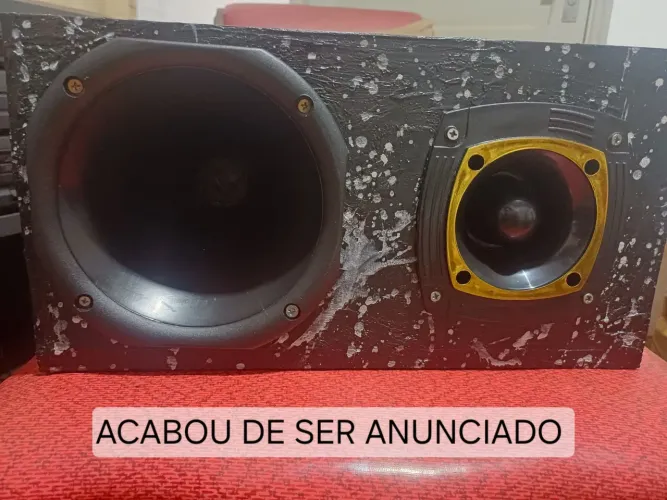 Corneteria+drive+super twitter+capacitores+borne instalado+tudo NOVO*total 320W RMS*retira