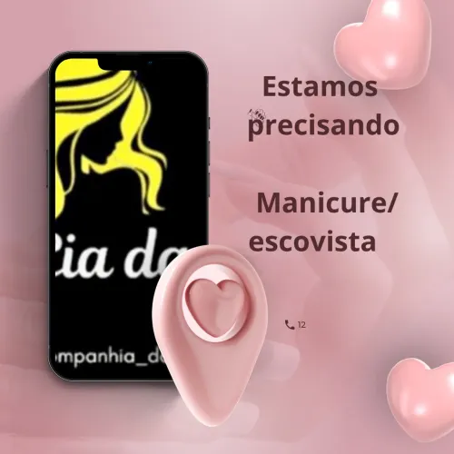 Contratando manicure / escovista