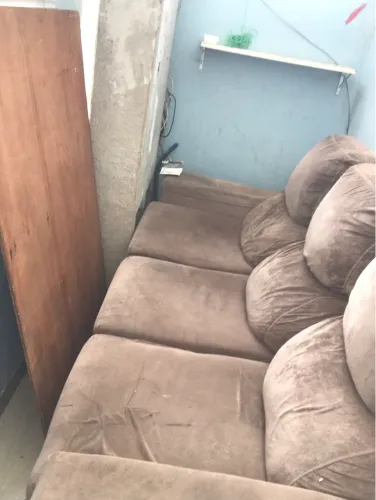 Sofá cama falta uma boa limpeza ?