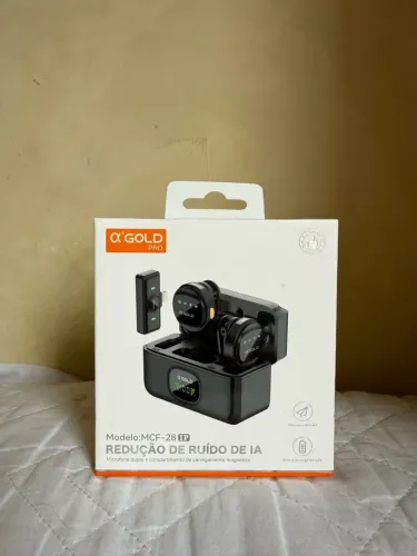 Microfone de Lapela Sem Fio A'GOLD PRO MCF-28 IP - iPhone