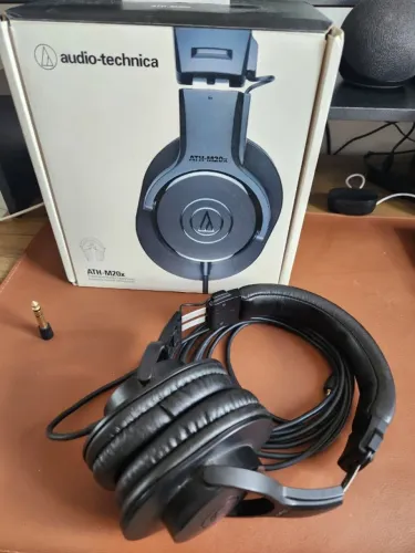 Fone de Ouvido Audio Technica ATH-M20x, Preto, Grande