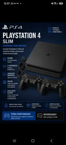 Vídeo Game PlayStation 4