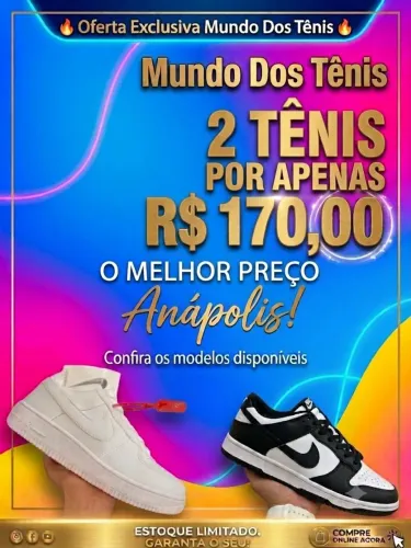 Tenis promoção