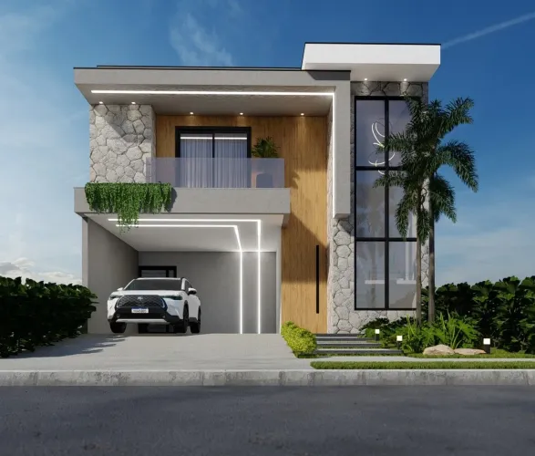 Casa com 4 dormitórios [ em construção } à venda, 242 m² por R$ 2.100.000 - Terrassos Resi