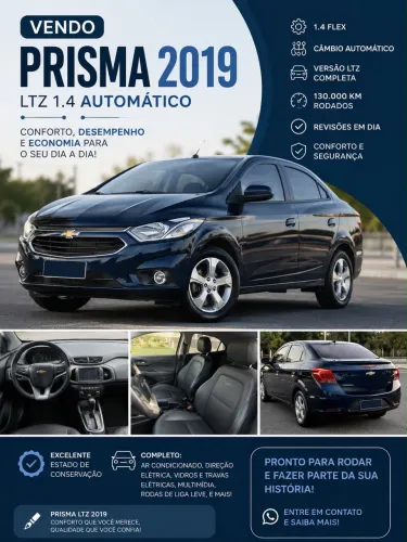 Chevrolet Prisma Sed. LTZ 1.4 8V Flexpower 4P Aut. 2019