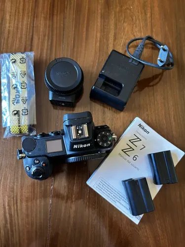     Nikon Z6 Full Frame + FTZ + 2 Baterias + Carregador