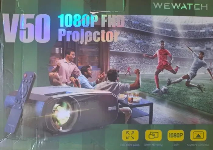 Projetor We Watch v50 1080p FHD com Wi-Fi