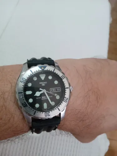 Relógio seiko 5 diver sport quartz zero raríssimo 