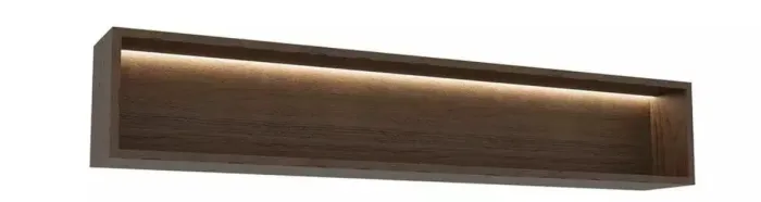 NICHO DE PAREDE aéreo COM LED DENTRO