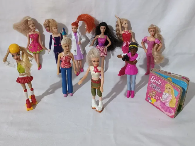 Lote de mini Barbies originais 