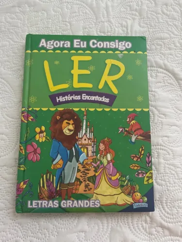 Livro Infantil Histórias Encantadas - Contos Tradicionais com Letras Grandes e Ilustrações