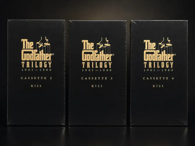 O Poderoso Chefão VHS Lacrado | The Godfather Trilogy 1901-1980 Raro - Cassetes 2, 3 e 4
