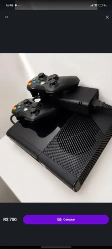 Xbox 160 em boas condições desbloqueado mais de 60+ jogos dois controles