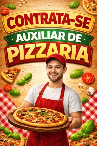 Vaga auxiliar de pizzaria 