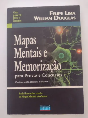 Livro: Mapas Mentais e Memorização (Para Provas e Concursos) - Leia a descrição.)