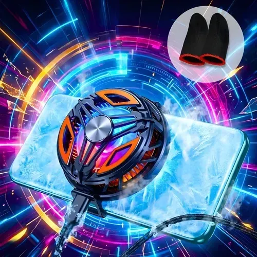 ? Cooler Magnético para Celular Gamer CX07 - Resfriamento Rápido 15W