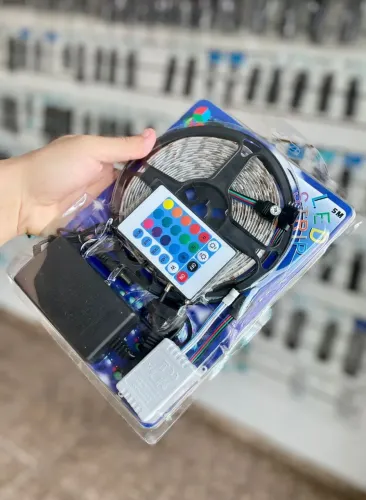 Fita led 5 metros - com controle remoto (fazemos entregas)