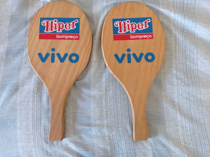 raquete de frescobol bompreço