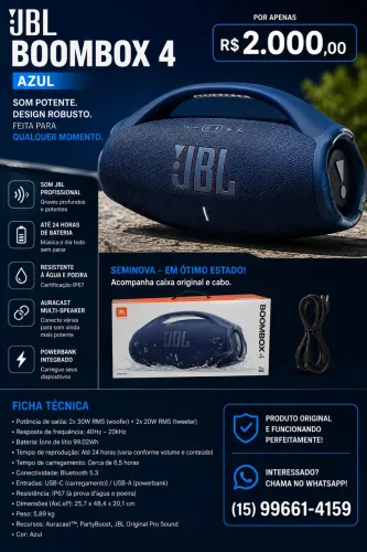 Bombox 4 JBL