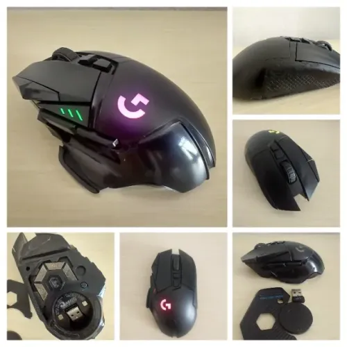 Mouse Gamer Logitech G502 Hero, RGB, 16000 DPI, 11 Botões, Lightsync, (LER ANÚNCIO)