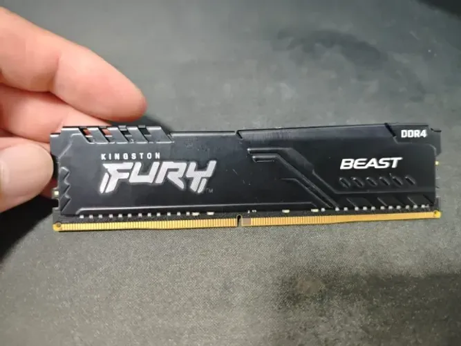 Memória RAM Kingston Fury Beast, 16GB, 3200MHz