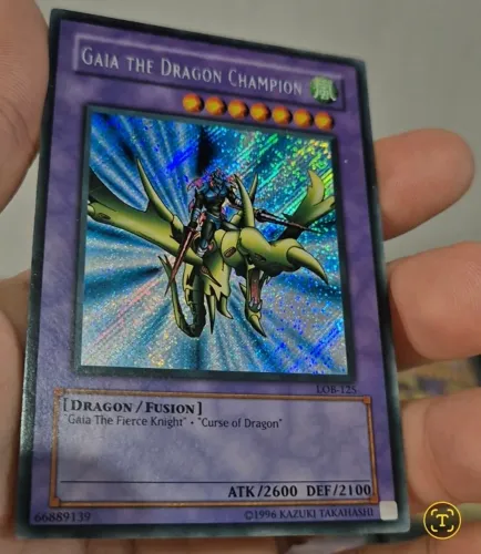 Asian-english Yugioh! Gaia the Dragon Champion LOB-125