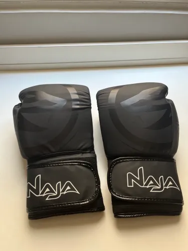 Luva de Boxe e Muai Thay Naja - 14 oz Preta