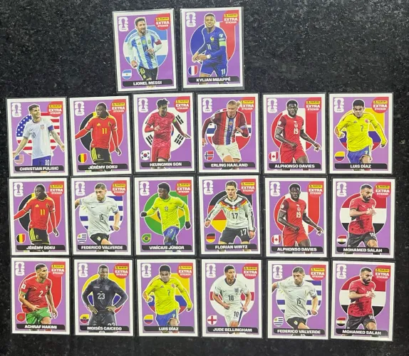 Lote figurinhas extra copa 2026