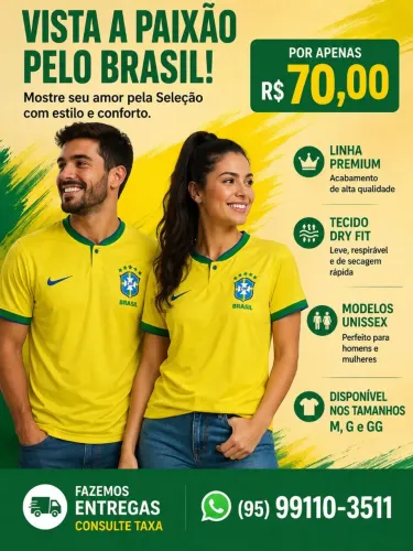 Camisa Brasil Dry Fit 
