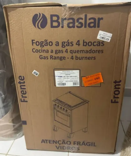 Fogão novo lacrado 
