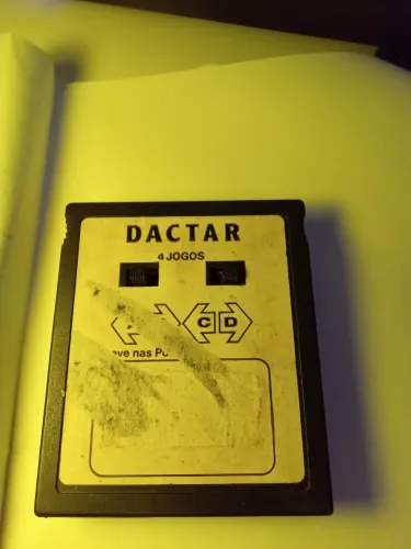 Cartucho de Atari Dactar com 4 jogos