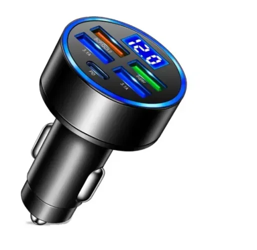 Carregador de Carro PD 3.0 USB-C 250W para Celular