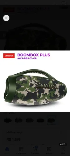 Bomboox aiwa, excelente
