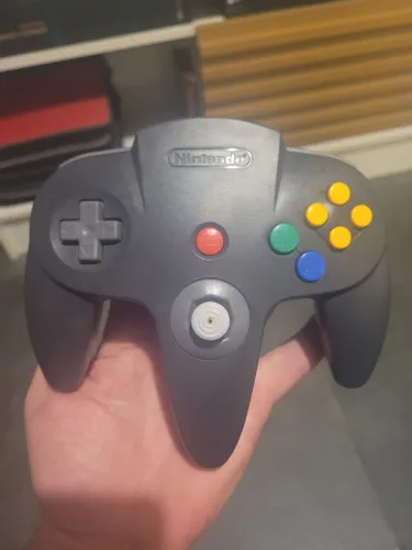 ?Controle Nintendo 64 Original - ESTADO DE NOVO Cinza - Analógico 100% Firme (Sem Folga!)