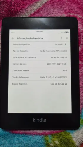 Kindle Paperwhite de 10ª Geração - Usado